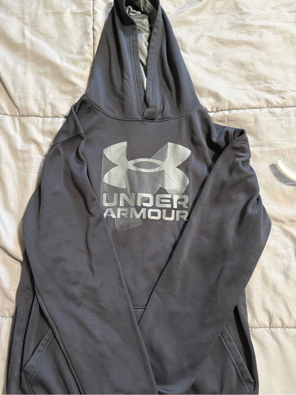 Youth XL under armour black hoodie